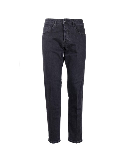 Shop DON THE FULLER  Jeans: Don The Fuller jeans "New York" in cotone elasticizzato.
Chiusura con bottone.
Modello cinque tasche.
Tapered fit.
Composizione: 98% cotone, 2% gomma.
Made in Italy.. NEW YORK DTF-N
